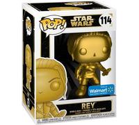 Funko Pop ! Star Wars : The Rise of Skywalker - Rey Bobble-Head (Or Mat)