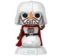 Figurine Funko Pop Star Wars Holiday Darth Vader Blanc 25 cm