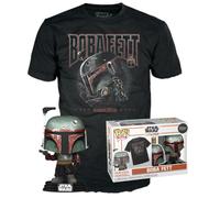 Figurine Funko Pop - Star Wars : Le Livre De Boba Fett N°462 - Boba Fett - T-Shirt (63385)