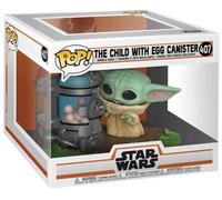 Funko POP! Deluxe: Star Wars: The Mandalorian - Grogu (The Child, Baby Yoda) With Canister - Figurine En Vinyle À Collectionner - Idée De Cadeau - Produits Officiels - TV Fans