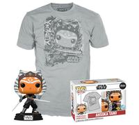 Figurine Funko Pop - Star Wars : Le Mandalorien N°464 - Ahsoka (Glow In The Dark) - T-Shirt
