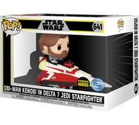 Figurine Funko Pop - Star Wars : The Clone Wars N°641 - Obi-Wan Kenobi Dans Le Chasseur Delta-7 (Hyperspace Heroes) (73694)
