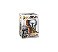 Figurine Funko Pop Star Wars The Mandalorian 402 en vol avec Jet Pack Multicolore