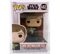 Figurine Funko Pop STAR WARS The Mandalorian 482 Luke Skywalker Avec Grogu