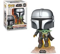 Figurine Funko Pop! Star Wars: The Mandalorian - Mando Flying w/Jet Pack