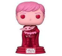 Funko Pop Star Wars Le Mandalorien Valentine Luke Skywalker et Grogu