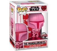 Funko – Figurine Funko Pop – Star Wars: The Mandalorian avec Grogu – Valentines – Multicolore