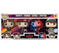 Figurine Funko Pop - Stranger Things - Nancy / Robin / Eddie / Dustin - Pack (77214)