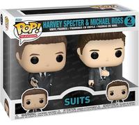 Funko Pop! Television: Suits-Harvey Spector & Michael 2 Pack - Figurine en Vinyle à Collectionner - Idée de Cadeau - Produits Officiels - Jouets pour Les Enfants et Adultes - TV Fans