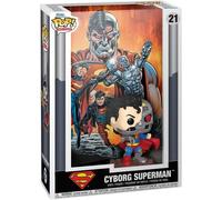 Funko – Figurine Pop – Superman N°21 Cyborg Superman – Comic Cover – Vinyle 9 cm