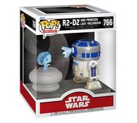 Figurine Funko Pop Deluxe Star Wars R2-D2 and Princess Leia Hologram E