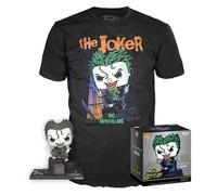 Figurine Funko POP & T-shirt DC Comics Jim Lee Joker Noir S