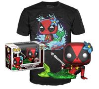 Figurine Funko POP & T-shirt Marvel Deadpool Mermaid Exclusive