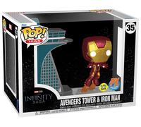 Pop! Town : Avengers : Age of Ultron - Avengers Tower with Iron Man (Glow-in-The-Dark) Figurine en Vinyle PX