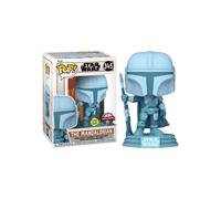 Figurine Funko Pop The Mandalorian Holo / Star Wars The Mandalorian / Funko Pop Movies #345 - Exclusive Special Edition / Gitd