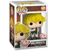 Funko Pop ! et Buddy : Seven Deadly Sins - Meliodas with Hawk - Figurine en Vinyle à Collectionner - Marchandise Officielle - Jouets pour Enfants et Adultes - Fans d'anime