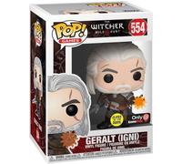 POP Funko The Witcher Wild Hunt 554 Geralt Glows in The Dark (no Sticker)