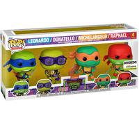 Figurine Funko Pop - Tortues Ninja - Leonardo / Donatello / Michelangelo / Raphael - Pack (73527)
