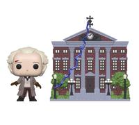 Figurine Funko Pop Town Back to the Future Doc with Clock Tower