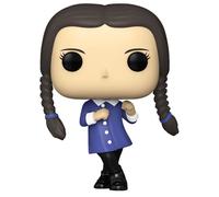 Figurine Funko POP Town The Addams Family Wednesday Addams Bleu 9 cm