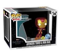 Figurine Funko Pop Town The Infinity Saga Avengers Tower and Iron Man G