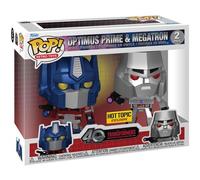 Funko – Figurine Pop! Retro Toys Transformers Optimus Prime & Megatron 2 pièces Métallique