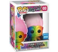 Figurine Funko Pop Trolls Classic Rainbow Troll with Pink Hair Exclusivité Fnac Multicolore G