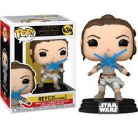 Figurine Funko POP Vinyl Star Wars | Rey Avec Deux Sabres Laser