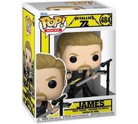 Figurine Funko Pop! Vinyle Funko James (72 Seasons) 9 cm avec guitare et micro Boîte fenêtre Multicolore