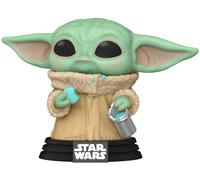 Figurine Funko POP Vinyle Star Wars Mandalorien | Grogu Avec Un Cookie