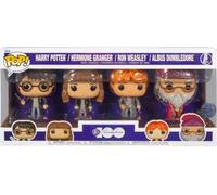 Figurine Funko Pop - Warner Bros 100 Ans - Harry / Hermione / Ron / Dumbledore - Pack (69113)