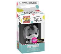 Figurine Funko Pop - Winnie L'ourson [Disney] - Bourriquet (Flocked) - Porte-Clés (68294)