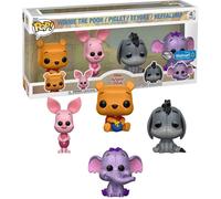 Figurine Funko Pop - Winnie L'ourson [Disney] - Winnie / Porcinet / Bourriquet / Efélant - Pack (66843)