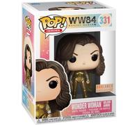 Figurine Funko Pop - Wonder Woman 1984 - Ww84 N°331 - Wonder Woman Amure En Or - Métallique (46662)