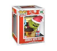 Figurine - Funko - The Grinch avec Sac - 9,5 cm - Vinyle de Haute Qualité - Cadeau Idéal