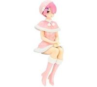 Figurine de collection FuRyu ReZero Starting Life in Another World Noodle Stopper Ram Snow Rose 14 cm