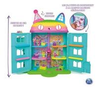 Gabby's Dollhouse Gabby et la Maison Magique - Gabby Dollhouse - Maison de Poupée Interactive Avec 1 Figurine + 15 Accessoires - Thème Fête - Jouet Gabby Et La Maison Magique - Gabby Chat - Jouet Enfant 3 Ans +