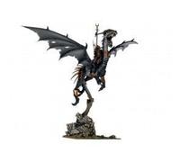 Figurine - GAMES WORKSHOP - Dynaste Elfe Noir sur Dragon Noir - Licence Dragons - Pour Enfant - Noir