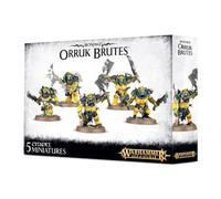 Figurine - GAMES WORKSHOP - Ironjawz Orruk Brutes 89-29 - Warhammer 40,000 - Armure épaisse - Violente
