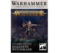 Figurine - GAMES WORKSHOP - Maleneth Witchblade - Daughters of Khaine - Noir - 1 figurine