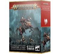 Figurine - Games Workshop - Seigneur Vampire sur Coursier/Cauchemar - Prêt à peindre - Détails sculptés - À monter soi-même