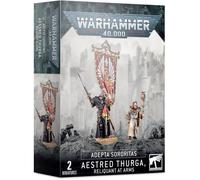 Figurine Games Workshop Warhammer 40k - Adepta Sororitas Aestred Thurga, Reliquante en Armes - noir/blanc