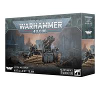 Figurine Games Workshop Warhammer 40k - Astra Militarum Equipe d'Artillerie de Krieg Gris TU