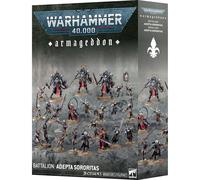 Figurine Games Workshop Warhammer 40k - Bataillon Armageddon : Adepta Sororitas Noir TU