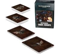 Figurine Games Workshop Warhammer 40k - Datacards V.8 Chaos Knights Marron TU