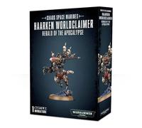 Figurine Games Workshop Warhammer 40k - Space Marine du Chaos Haarken Worldclaimer, Herald of the Apocalypse - noir - TU
