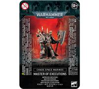 Figurine Games Workshop Warhammer 40k - Space Marine du Chaos Master of Executions Noir TU