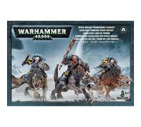 Figurine Games Workshop Warhammer 40k - Space Wolves Thunderwolf Cavalry (x3) Bleu TU