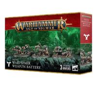 Figurine Games Workshop Warhammer AoS - Skaven Batterie d'Armes à Maletincelles (x3) Multicolore TU