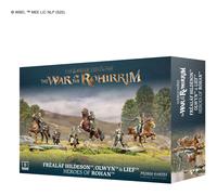 Figurine Games Workshop Warhammer Middle Earth - Frealaf Hildeson, Olwyn & Lief, Heros du Rohan Vert TU